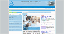 Desktop Screenshot of gkj.or.id